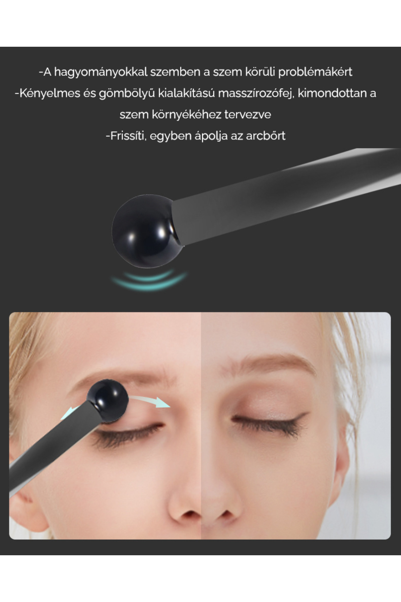 szem masszírozó