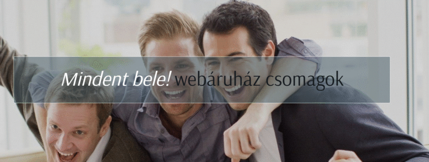 Webáruház indítás